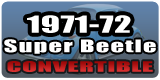 Super Beetle Convertible 1971-72