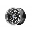 EMPI Sprintstar Wheel, 8 Spoke, 15x8” 4x130, Gloss Black w/ Polished Spokes 