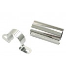 Chrome Coil Mounting bracket with S/S cover Kit. 
