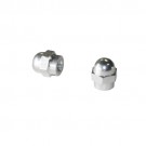 Wiper Arm Nuts Type 1 1970-1972, Bus 1969-1972 Pair Silver