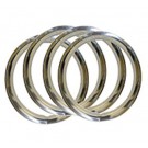 Stainless Steel Wheel Trim Rings, Set of 4, Fits 14" OE Wheels